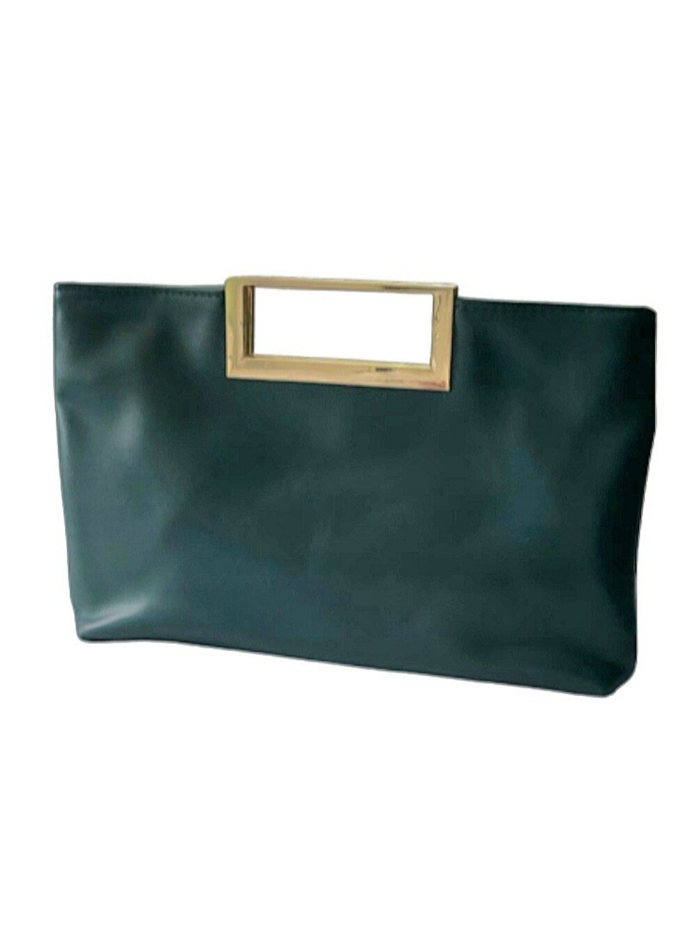 Charming Tailor Vegan Leather Handbag Stylish Convertible Clutch Purse Emerald